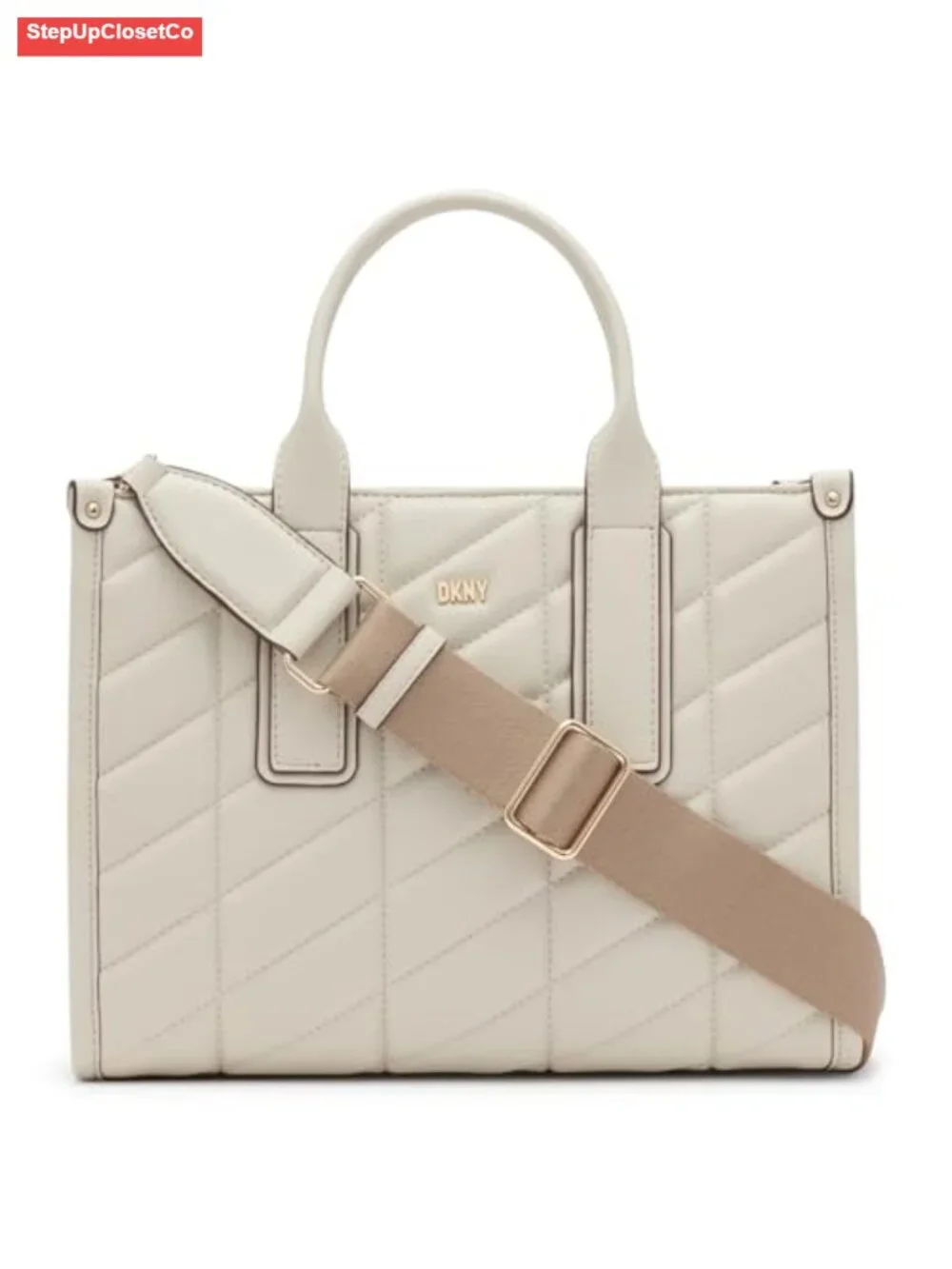 Vegan Leather Mini Tote Bag with Adjustable Strap